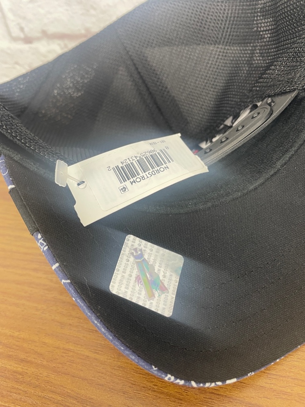 Goorin Bros Baller Blue Bandana Armadillo Trucker Hat New! - Picture 3 of 4